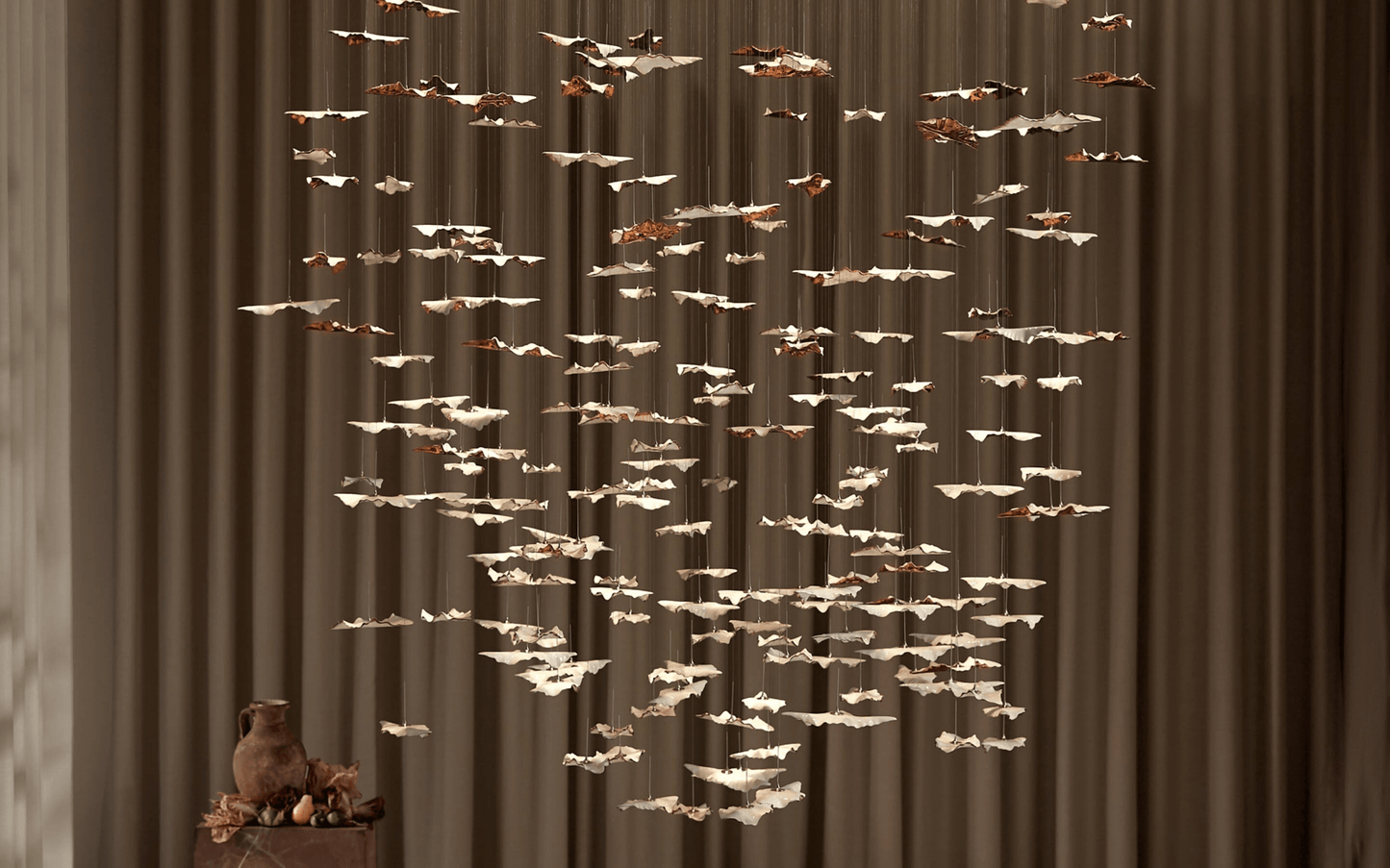Leaf Twisted Sculptural Customize Chandelier