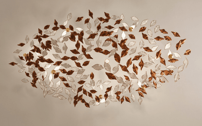 Leaf Twisted Sculptural Customize Chandelier