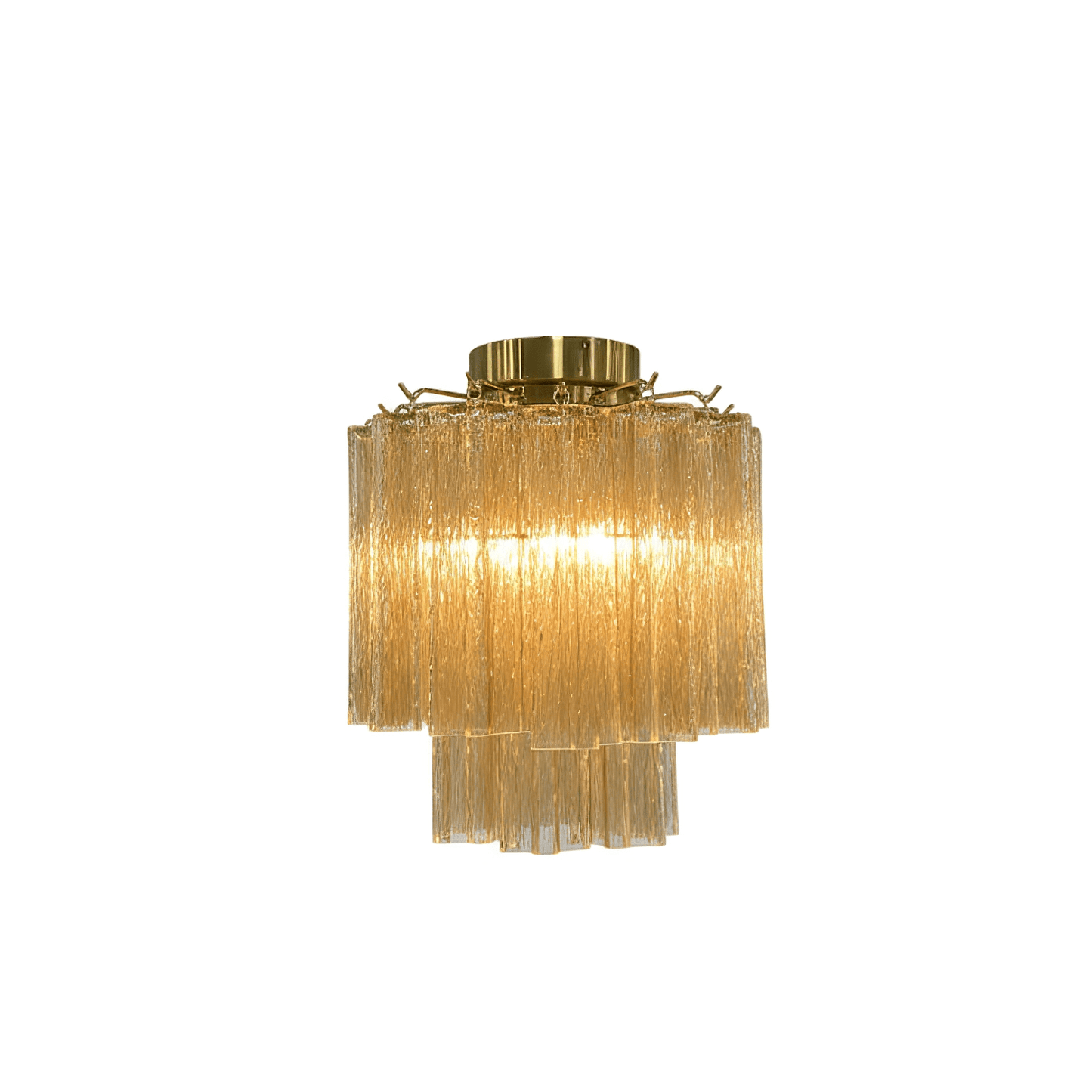 Fiora Pink Murano Glass Ceiling Lamp