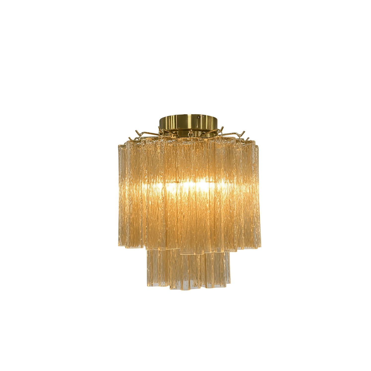 Fiora Pink Murano Glass Ceiling Lamp