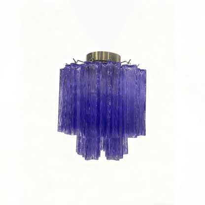 Fiora Pink Murano Glass Ceiling Lamp