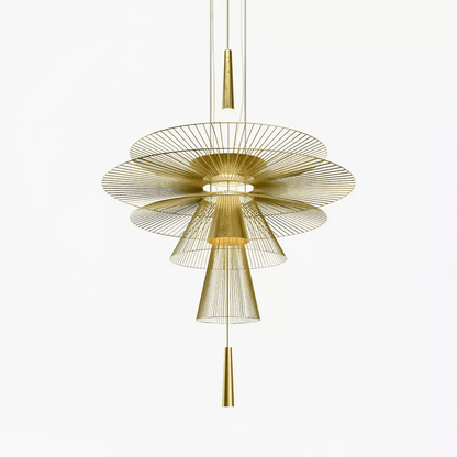 Golden Radiance Chandelier