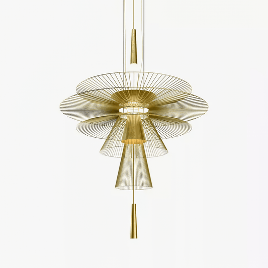 Golden Radiance Chandelier
