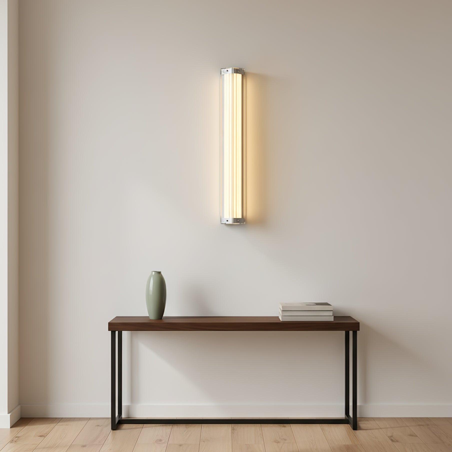 Hexagonal Glass Wall Lamp