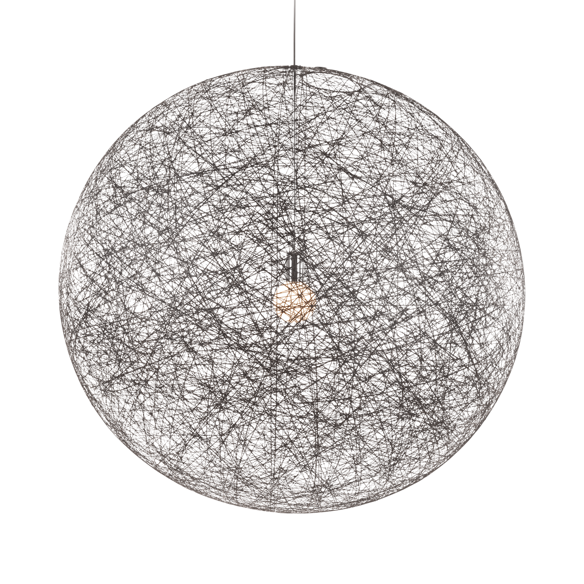 Spherical Woven Pendant Light