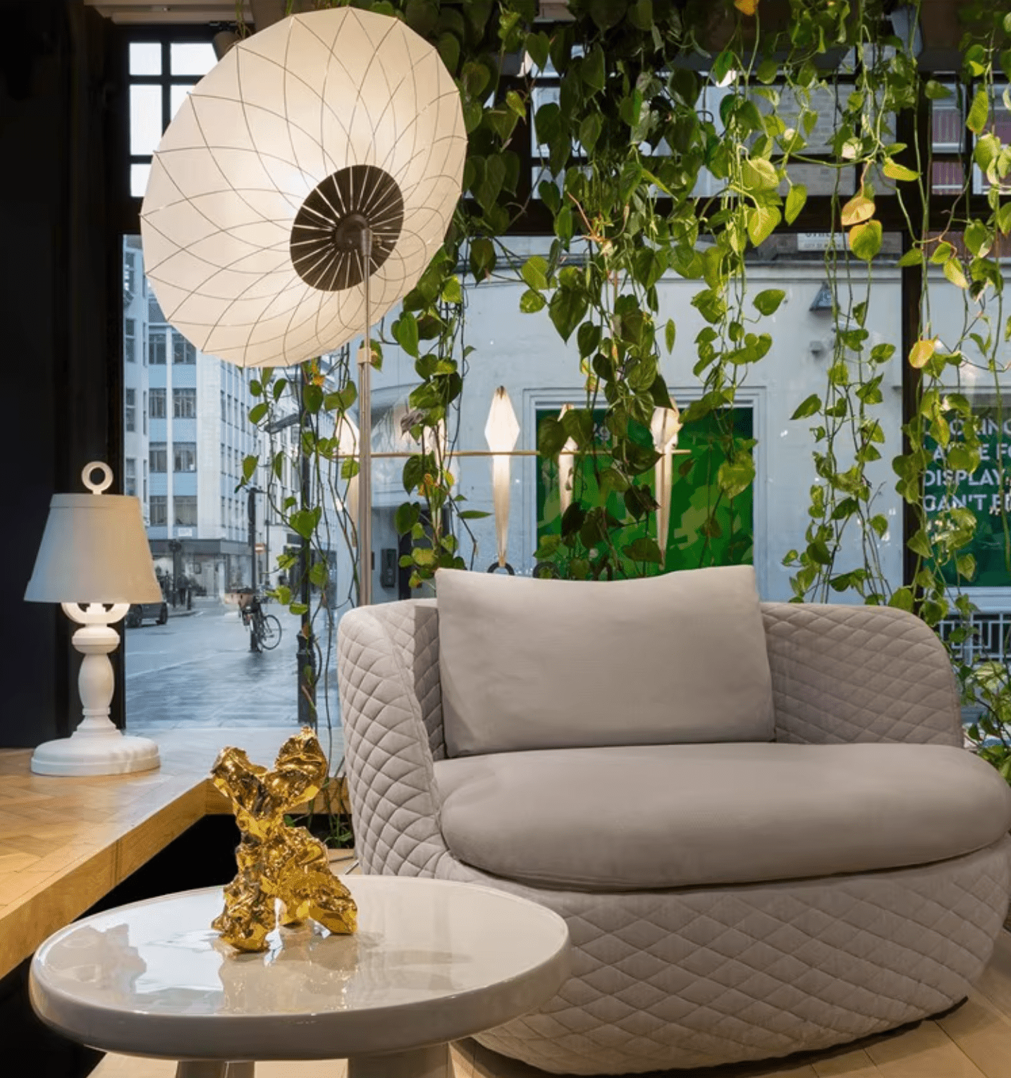Radiant Floral Floor Lamp