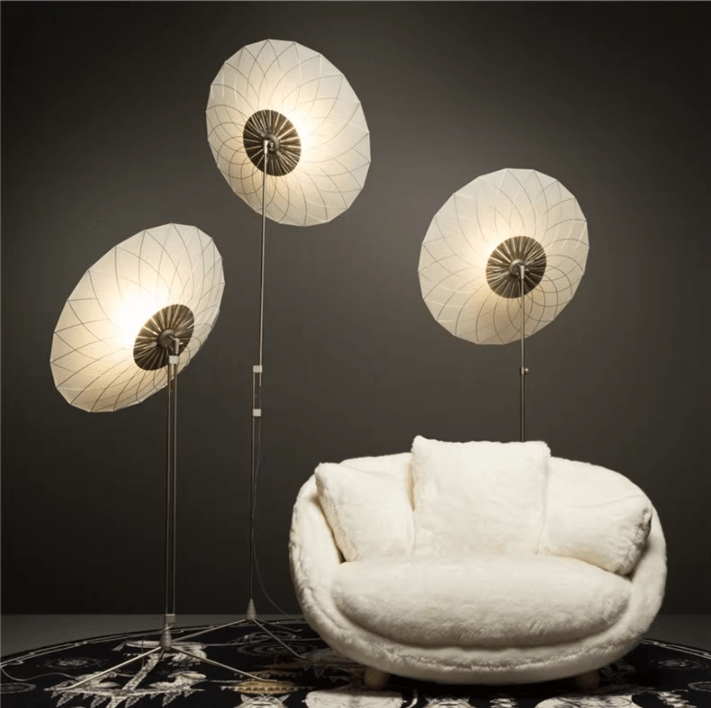 Radiant Floral Floor Lamp