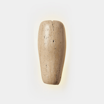 Earthy Stone Wall Sconce