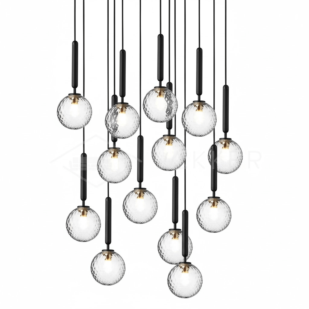 Miira Brass Pendant Light