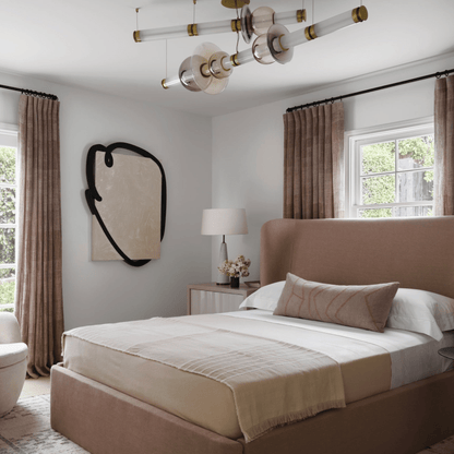 Glass Bead Linear Pendant Light
