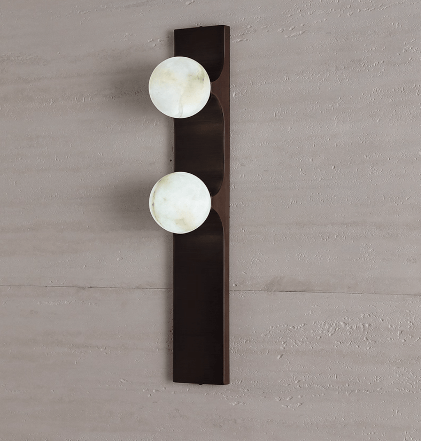 Geo Lumen Bar Alabaster Wall Sconce