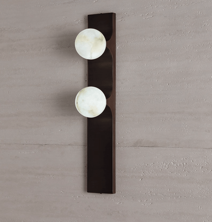 Geo Lumen Bar Alabaster Wall Sconce