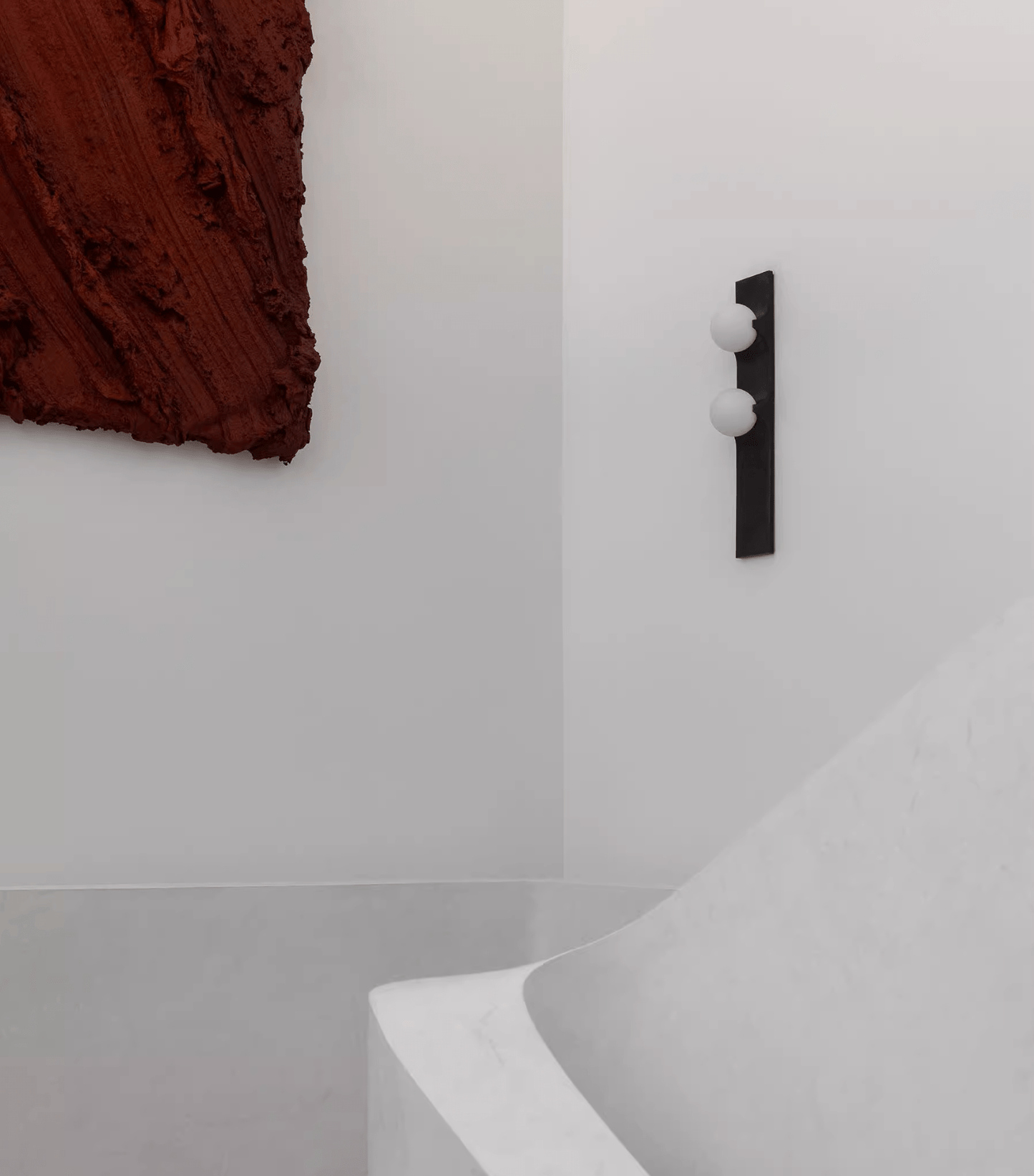 Geo Lumen Bar Alabaster Wall Sconce