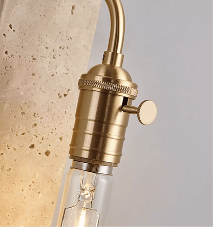 Industrial Stone Sconce