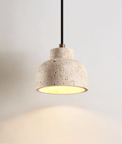 Travertine Bell Pendant Lamp