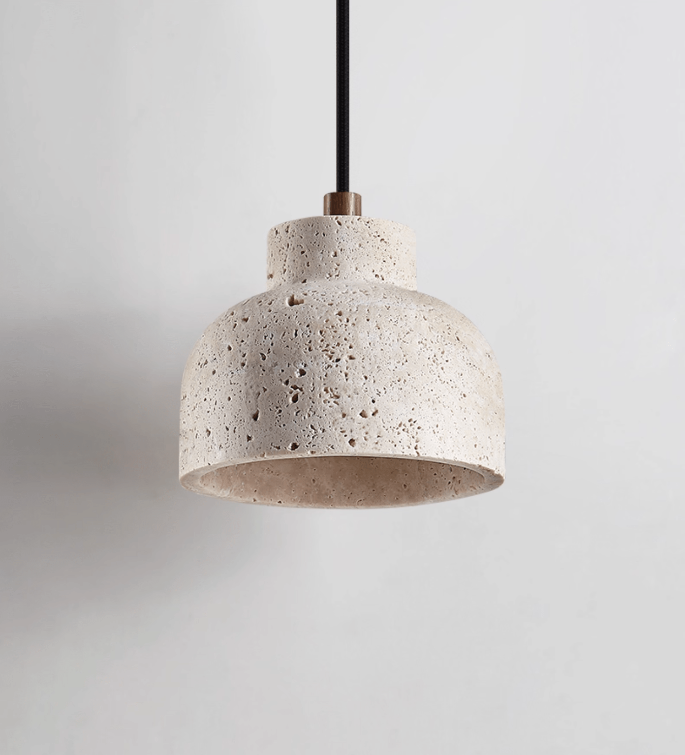 Travertine Bell Pendant Lamp