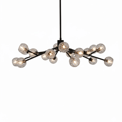 Crystal Ball Round Cluster Chandelier