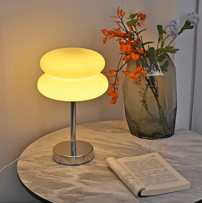 Saturn Glide Glass Table Lamp