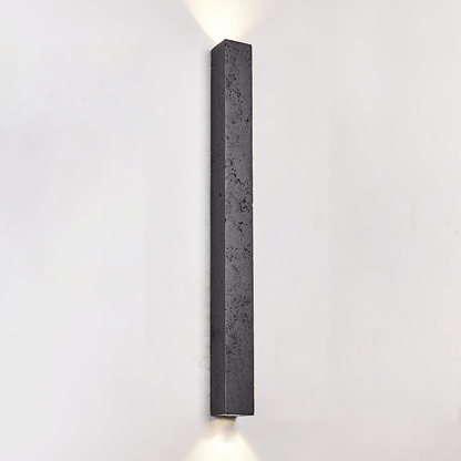 Minimalist Stone Finish Wall Lamp