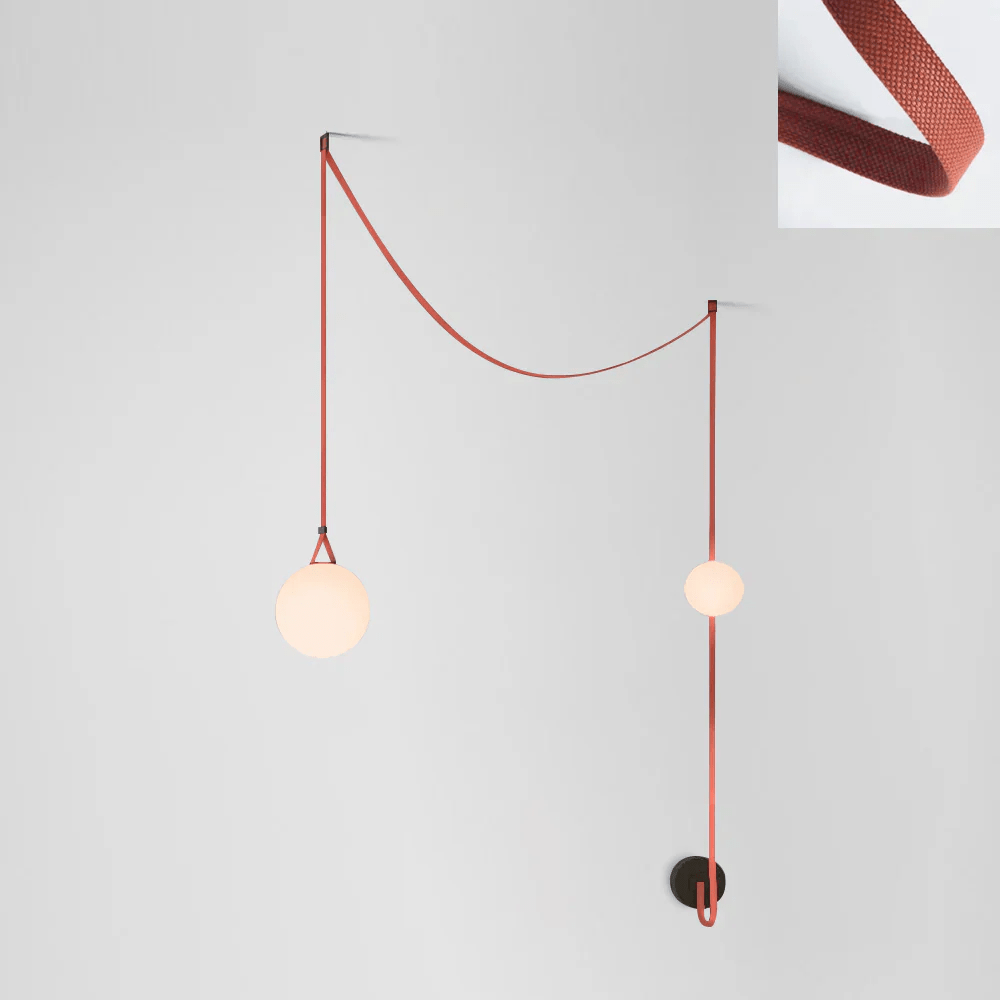 Multiple Belt Art Pendant Light