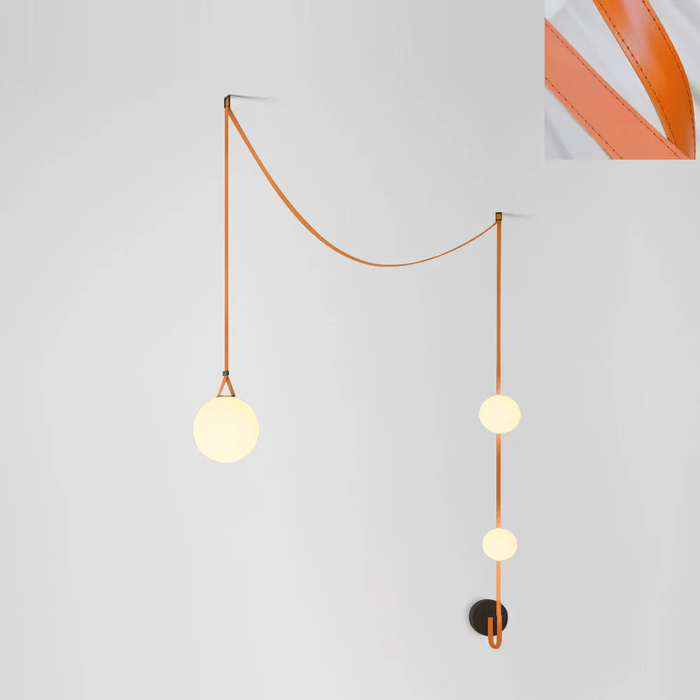 Multiple Belt Art Pendant Light