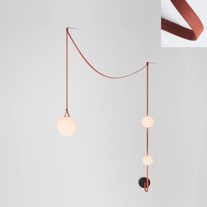 Multiple Belt Art Pendant Light