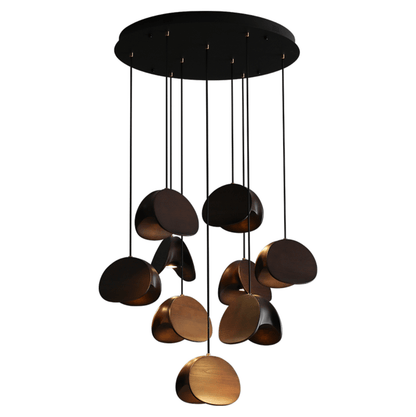 Orbit Fold Wood Pendant Light