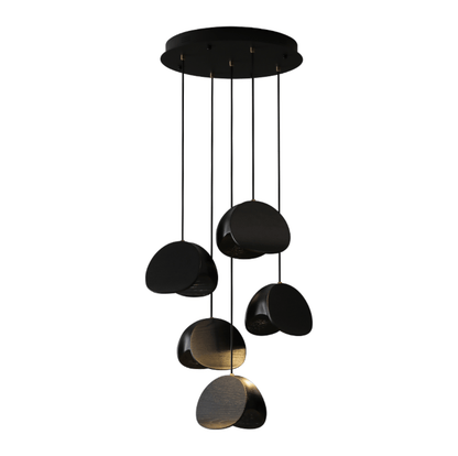 Orbit Fold Wood Pendant Light