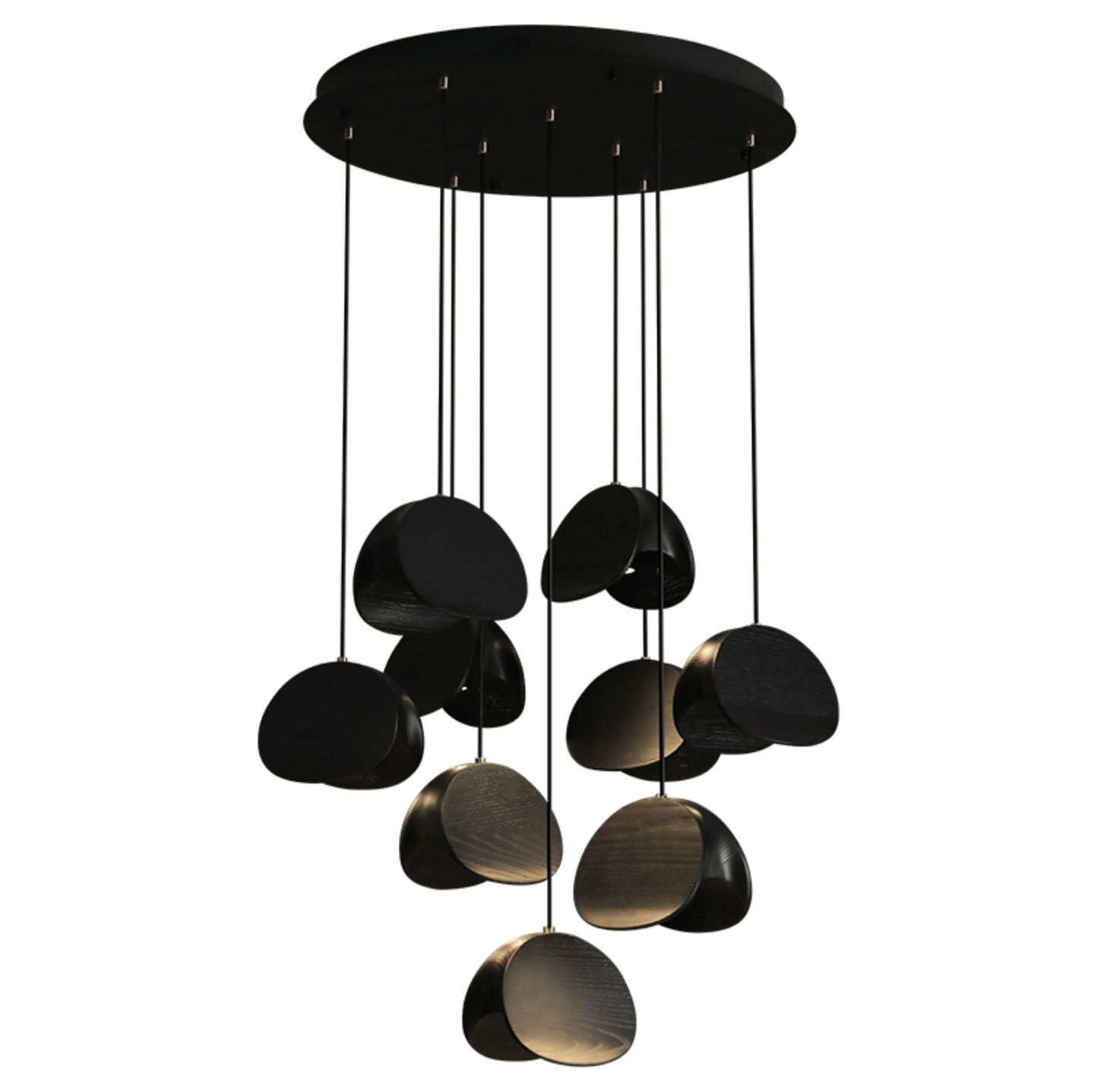 Orbit Fold Wood Pendant Light