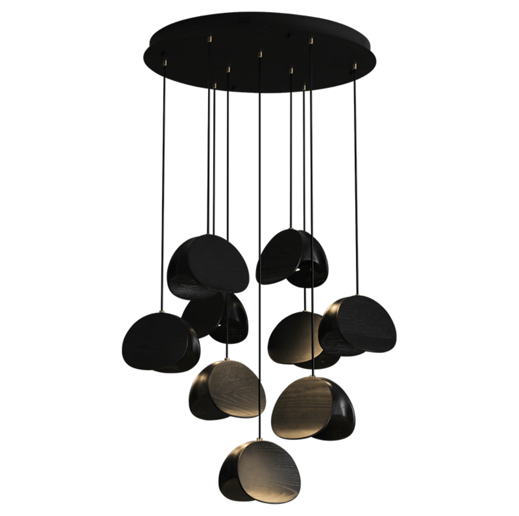 Orbit Fold Wood Pendant Light