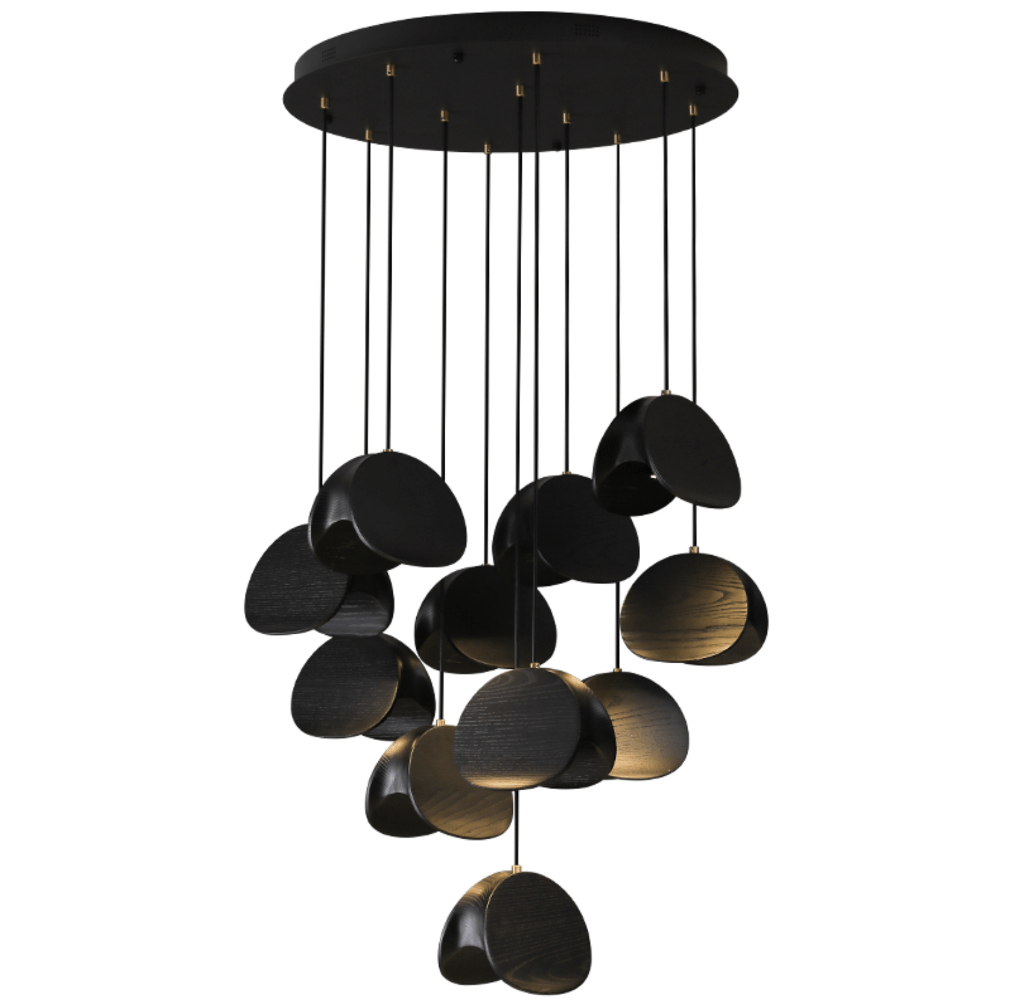 Orbit Fold Wood Pendant Light