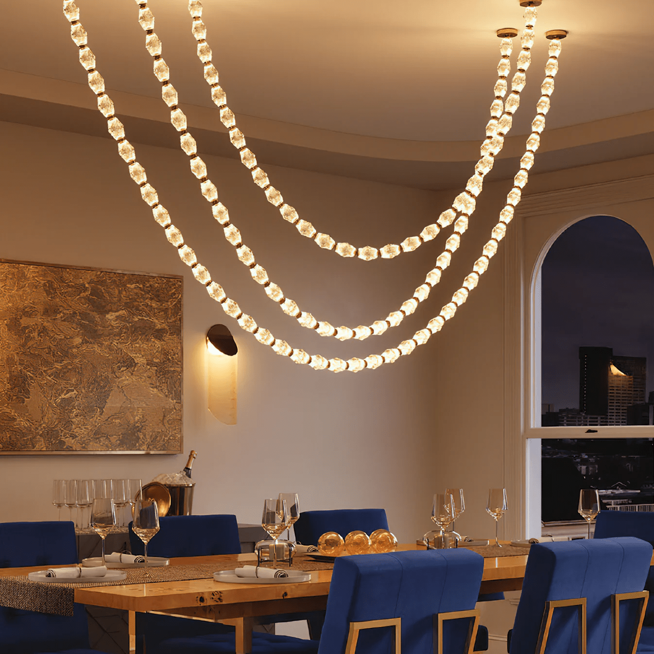 Chains Chandelier