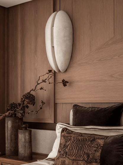 Alabaster Veil Wall Sconce