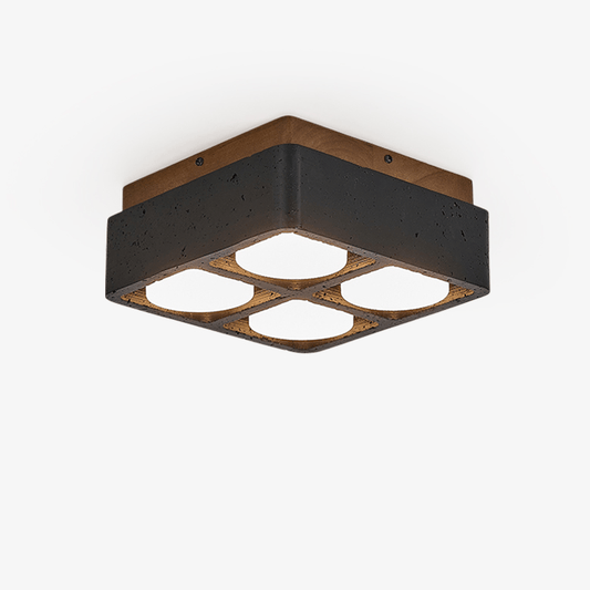 Multi Spot Square Ceiling Lamp