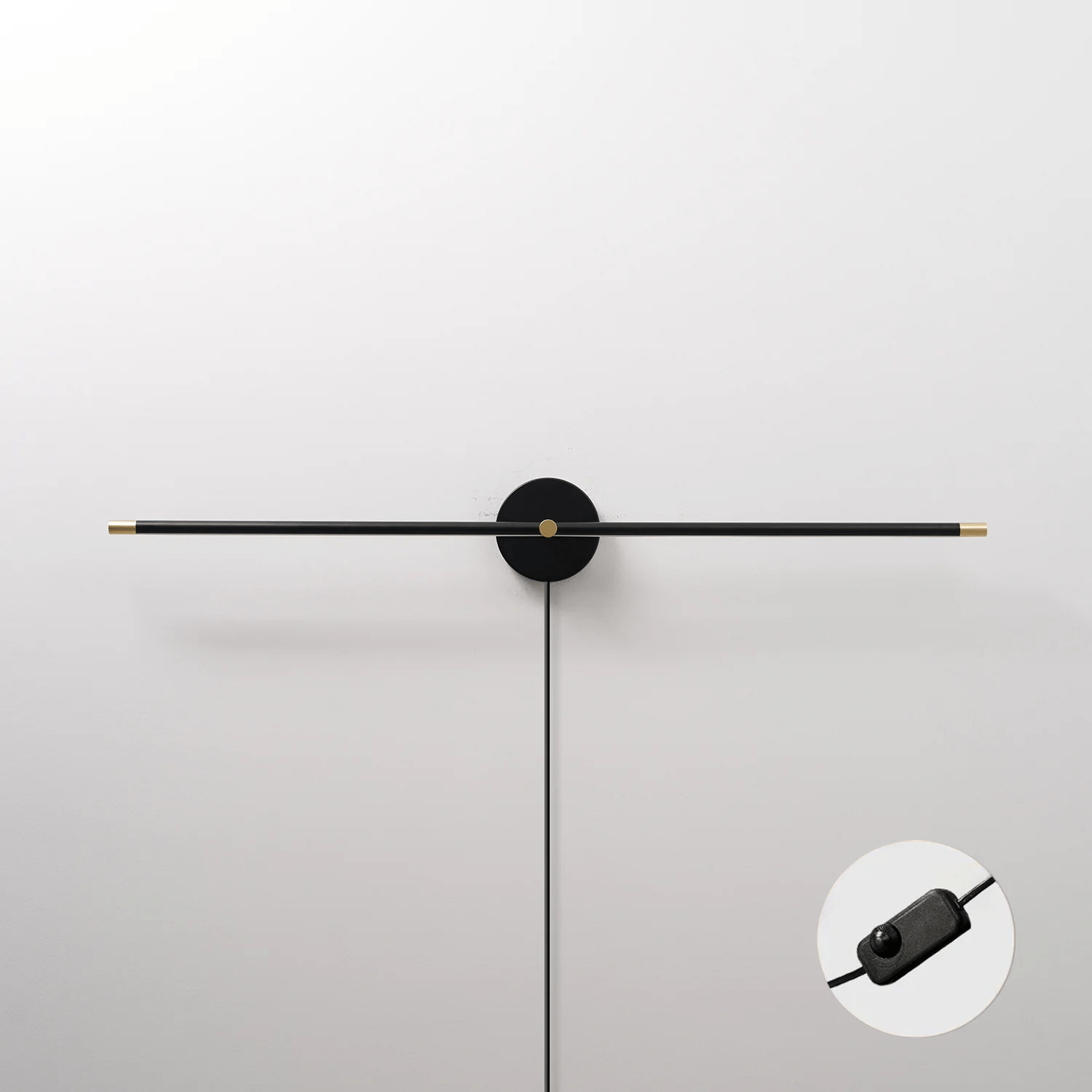 Minimalist Linear LED Plug-in Wall Lamp