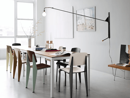 Black Long Arm Wall Lamp