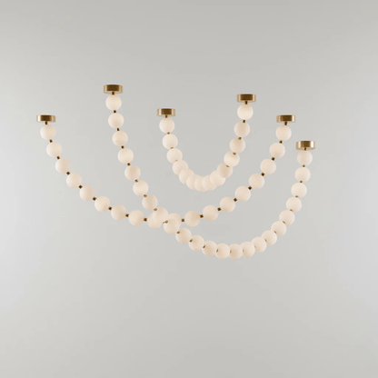 Pearl Necklace Balls Chandelier