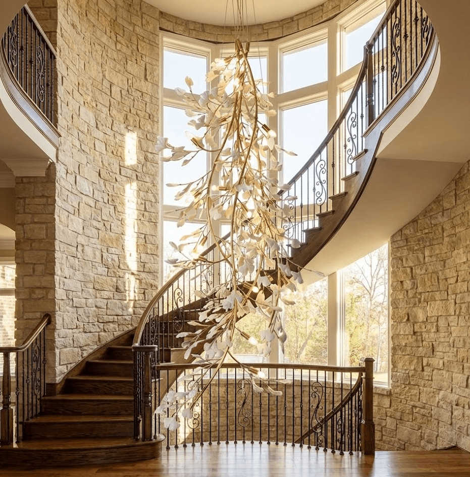Gingko Long Branch Chandelier