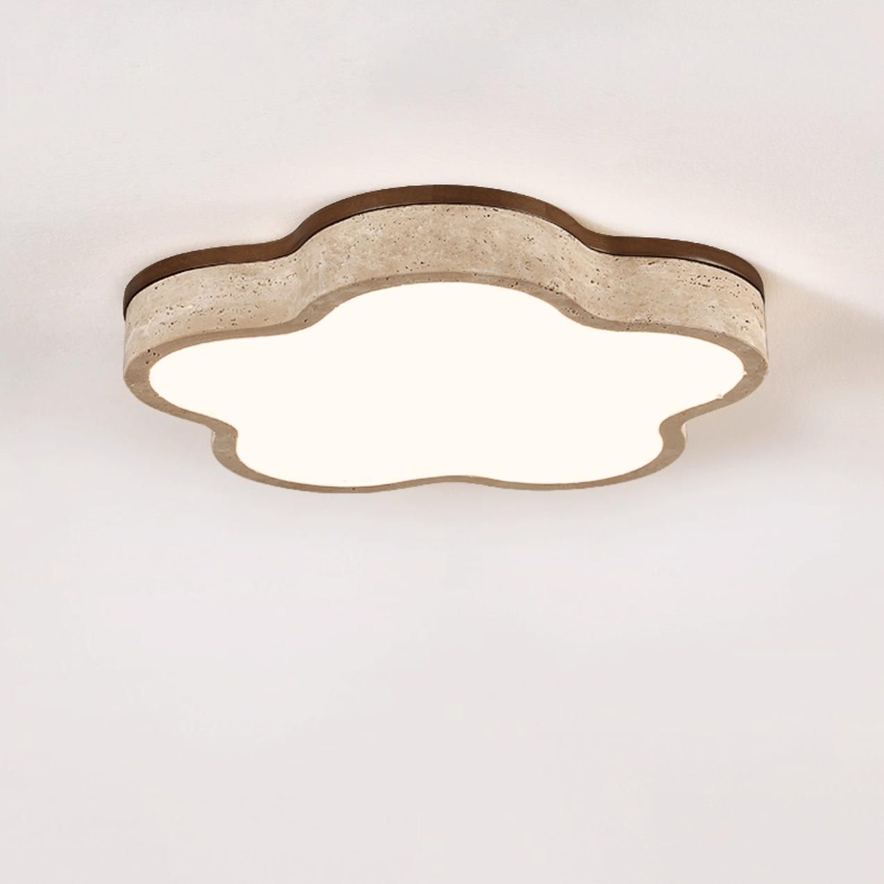 Cloudline Travertine Ceiling Lamp