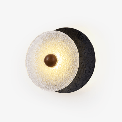 Lunara Textured Disc Wall Light