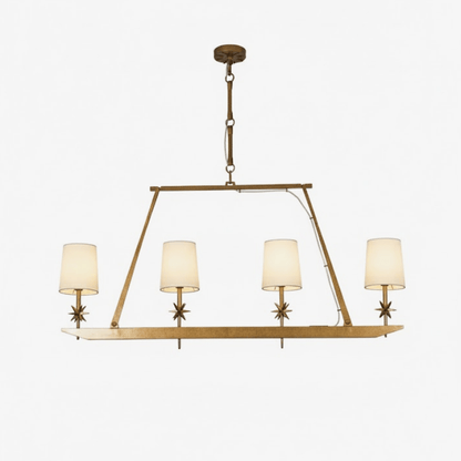 Stellar Frame Linear Chandelier