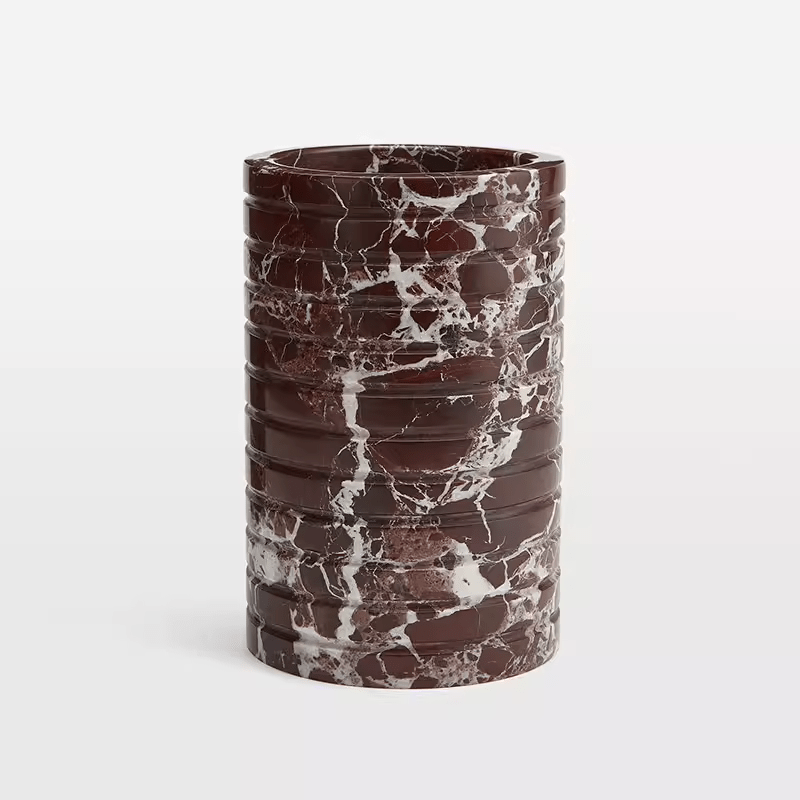 Rosso Levanto Marble Vessel