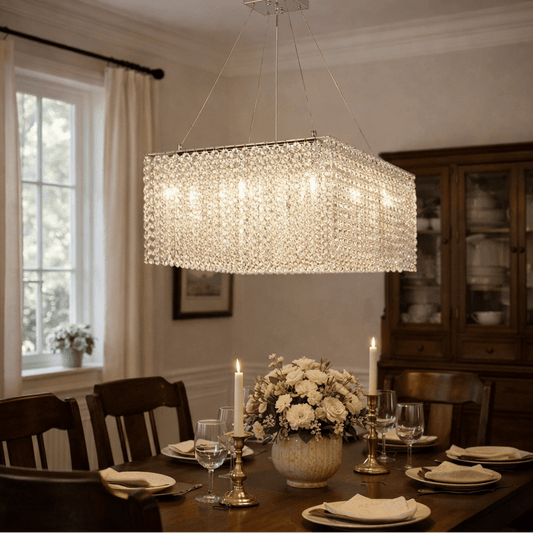 Crystal Frame Chandelier