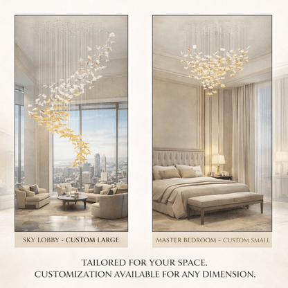 Flying Leaves Chandelier