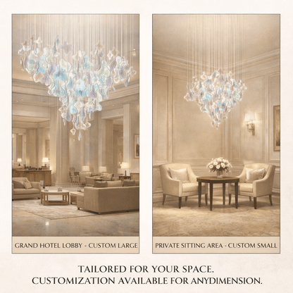 Iris Iridescent Blossom Chandelier