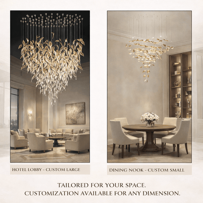 Fluttering Leaves Chandelier