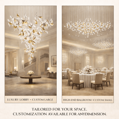 Floating Leaves Chandelier