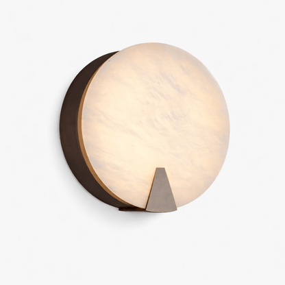 Solaris Halo Alabaster Wall Light