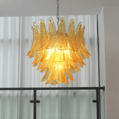 Aurelium Cascade Glass Chandelier