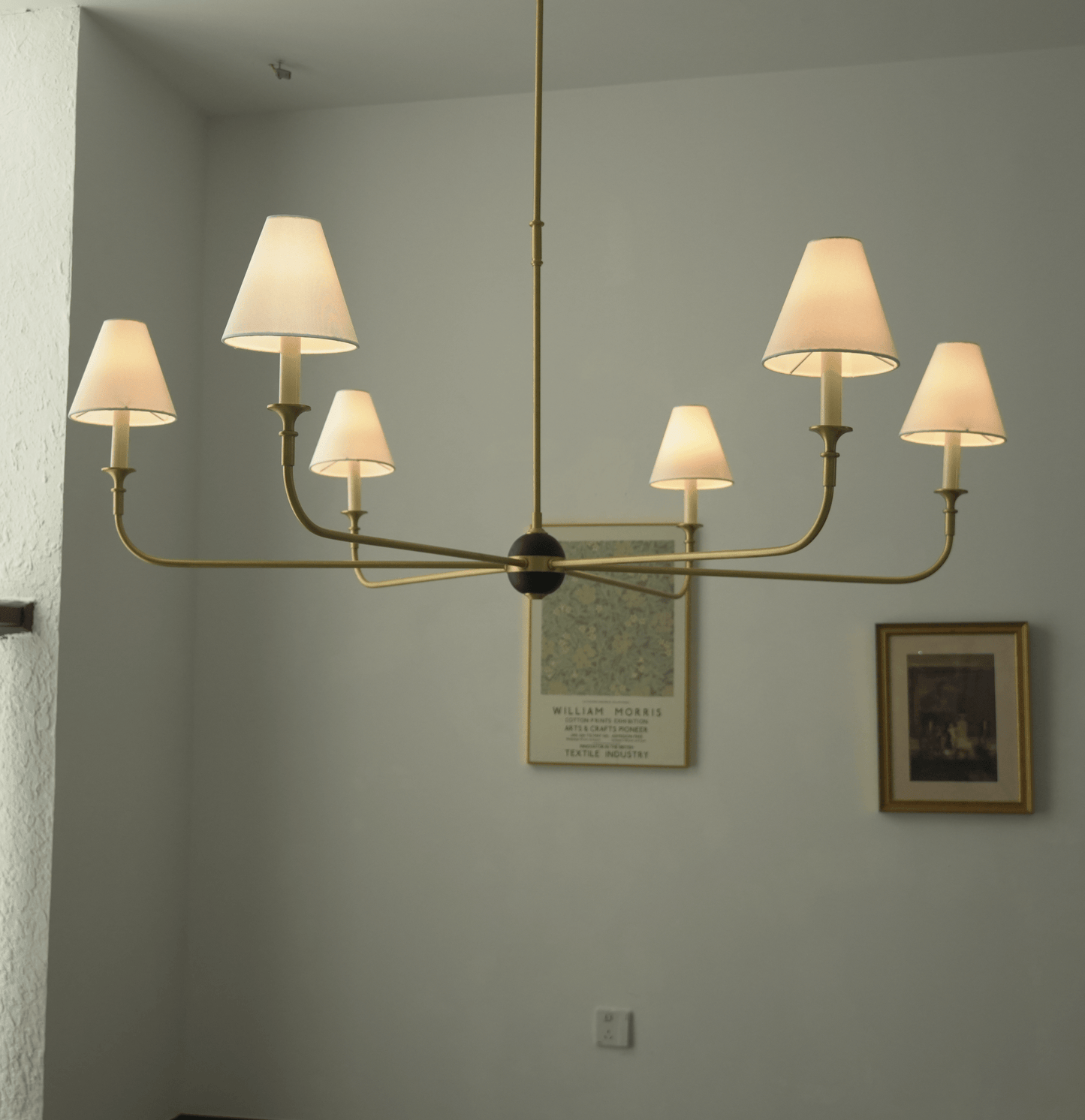 Aurelian Span Fabric Chandelier